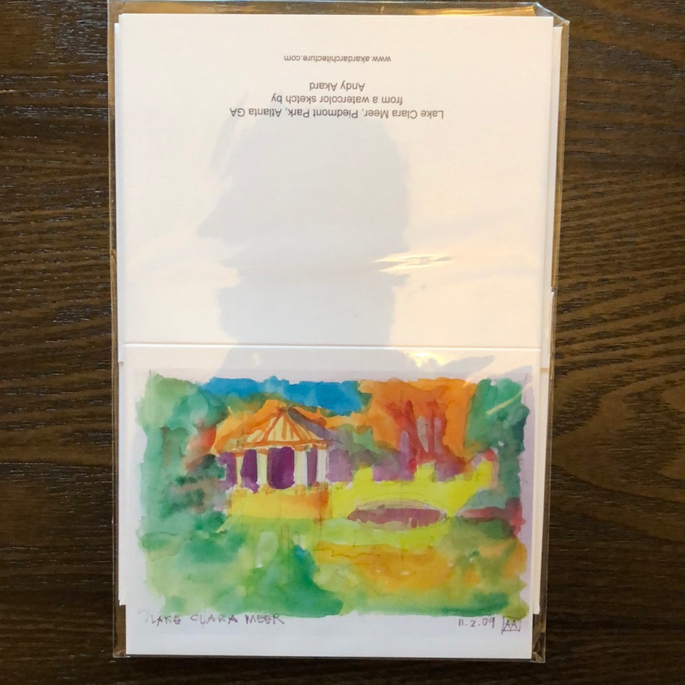 Andy Akard Watercolor Stationary Postcard